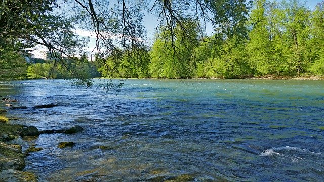 Gratis download Landschap Natuur Rivier - gratis foto of afbeelding om te bewerken met GIMP online afbeeldingseditor