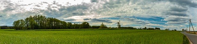 Free download Landscape Panorama Clouds -  free photo or picture to be edited with GIMP online image editor