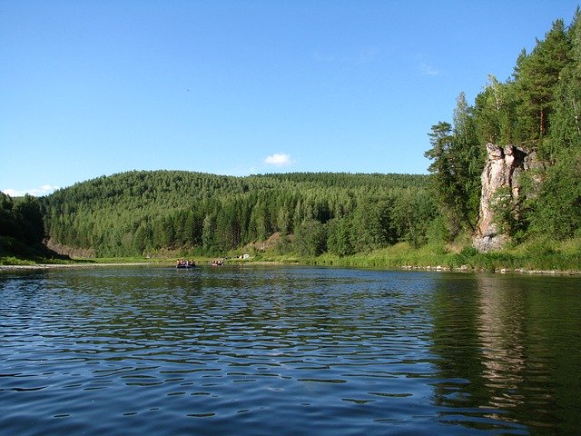 Kostenloser Download Landscape River Summer - kostenloses Foto oder Bild zur Bearbeitung mit GIMP Online-Bildbearbeitung