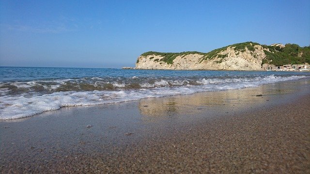 Téléchargement gratuit de Paysage Sable Mer - photo ou image gratuite à modifier avec l'éditeur d'images en ligne GIMP