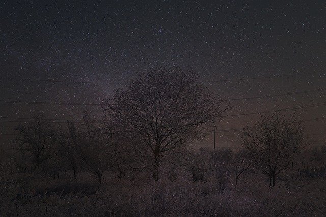 Безкоштовно завантажте безкоштовний шаблон фотографій «Пейзаж снігові зірки» для редагування в онлайн-редакторі зображень GIMP