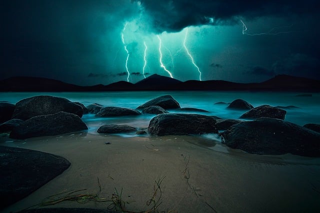 Free download landscape storm night ray darling free picture to be edited with GIMP free online image editor
