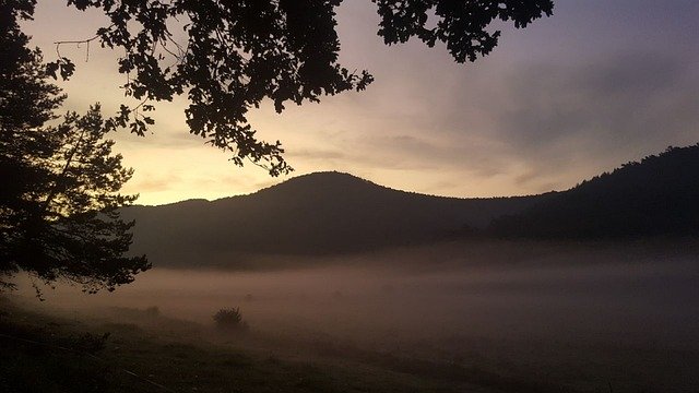 Free download Landscape Sunrise Mountains -  free photo or picture to be edited with GIMP online image editor