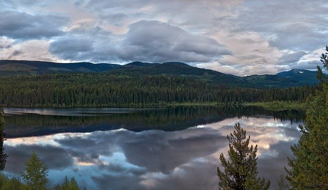 Muat turun percuma landskap matahari terbenam awan pokok gambar percuma untuk diedit dengan GIMP editor imej dalam talian percuma