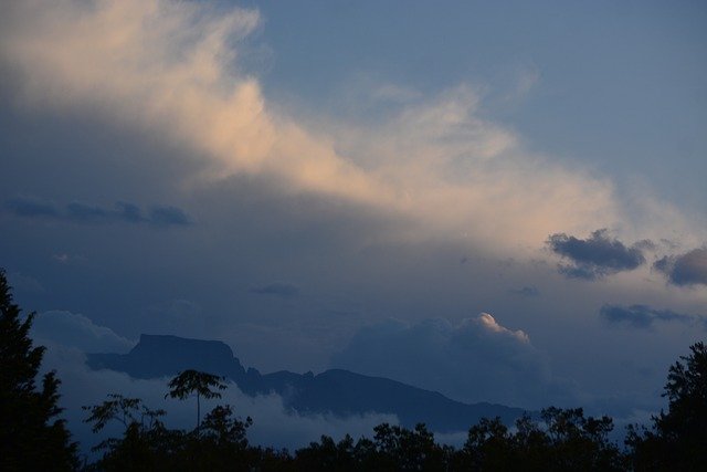 Téléchargement gratuit de Paysage Sunset Mountains - photo ou image gratuite à modifier avec l'éditeur d'images en ligne GIMP