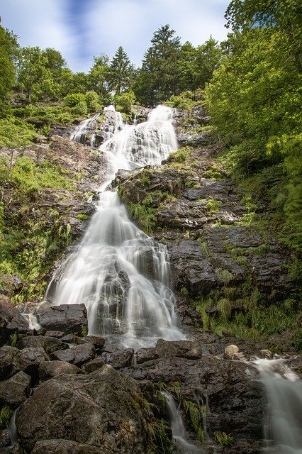 Free download Landscape Waterfalls Water -  free photo or picture to be edited with GIMP online image editor