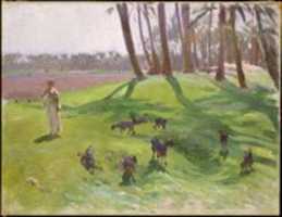 Free download Landscape with Goatherd free photo or picture to be edited with GIMP online image editor