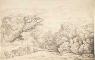 Free download Landscape with Oxen and Felled Tree free photo or picture to be edited with GIMP online image editor