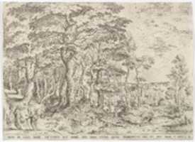 Free download Landscape with the Temptation of Christ free photo or picture to be edited with GIMP online image editor