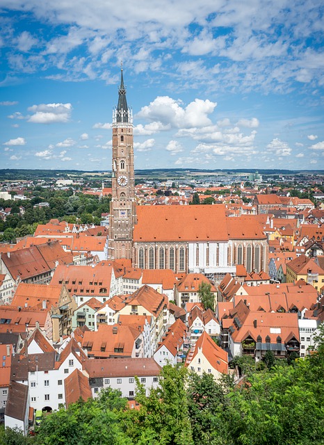 Free download landshut city tower bavaria free picture to be edited with GIMP free online image editor