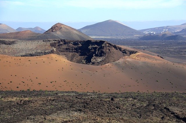 Free download Lanzarote Volcano Fire -  free photo or picture to be edited with GIMP online image editor