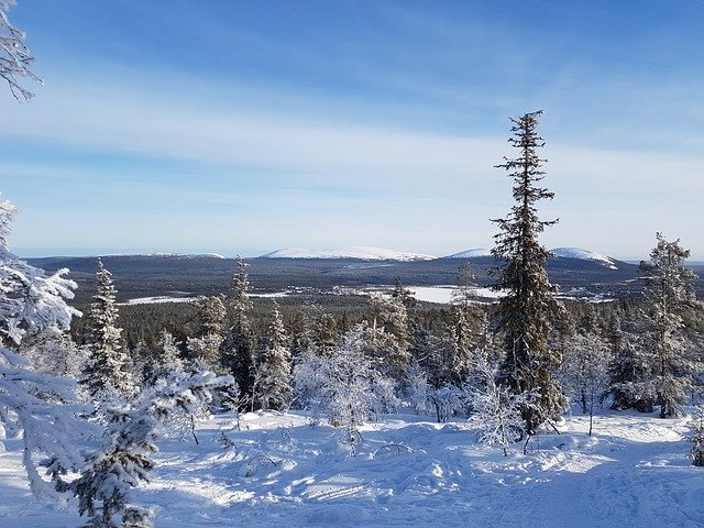 Free download Lapland Wintry Snow -  free photo or picture to be edited with GIMP online image editor