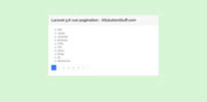 Free download Laravel 5.6 VueJS Pagination Example free photo or picture to be edited with GIMP online image editor
