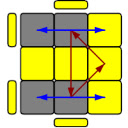 Last Layer Alg Viewer  screen for extension Chrome web store in OffiDocs Chromium