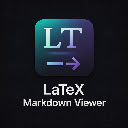 LaTeX Markdown Viewer  screen for extension Chrome web store in OffiDocs Chromium
