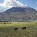 Lawn under the mountain  screen for extension Chrome web store in OffiDocs Chromium