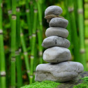 Laying stones in the bamboo forest  screen for extension Chrome web store in OffiDocs Chromium