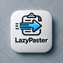 LazyPaste  screen for extension Chrome web store in OffiDocs Chromium