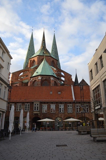 Free download Lübeck Schrangen St MaryS Church -  free photo or picture to be edited with GIMP online image editor