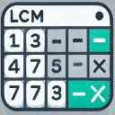 LCM Calculator  screen for extension Chrome web store in OffiDocs Chromium