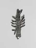 Free download Lead figure of a goddess with a spear and aegis,  probably Athena free photo or picture to be edited with GIMP online image editor