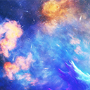 LEAFYISHERE THEME | Colorful Artistic Clouds  screen for extension Chrome web store in OffiDocs Chromium