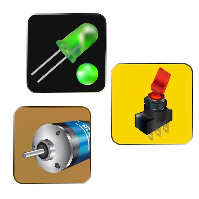 Free download Led Switch Electric Motor -  free illustration to be edited with GIMP free online image editor