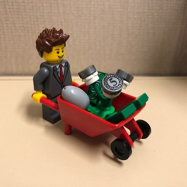 Free download Lego Money Investing -  free photo or picture to be edited with GIMP online image editor