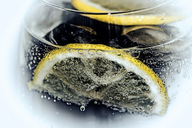 Free download lemon glass bubbles drink beverage free picture to be edited with GIMP free online image editor