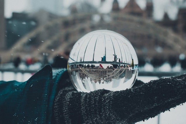 Бесплатно скачать линзовый шарик, сцена из Торонто, Канада, бесплатное изображение для редактирования в GIMP, бесплатный онлайн-редактор изображений