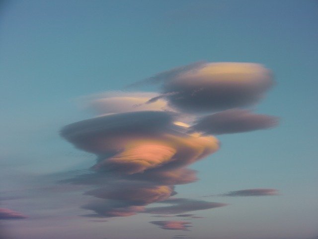 Free download Lenticular Clouds Nature -  free illustration to be edited with GIMP free online image editor