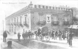 Free download Leonforte - Corso Umberto a livello di Palazzo Branciforte - 1923 free photo or picture to be edited with GIMP online image editor