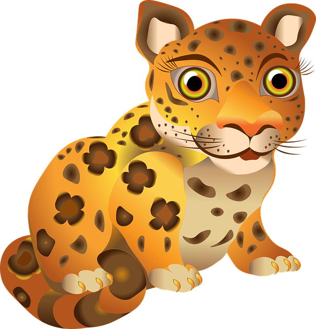 Free download Leopard Kitten Wild - Free vector graphic on Pixabay free illustration to be edited with GIMP free online image editor