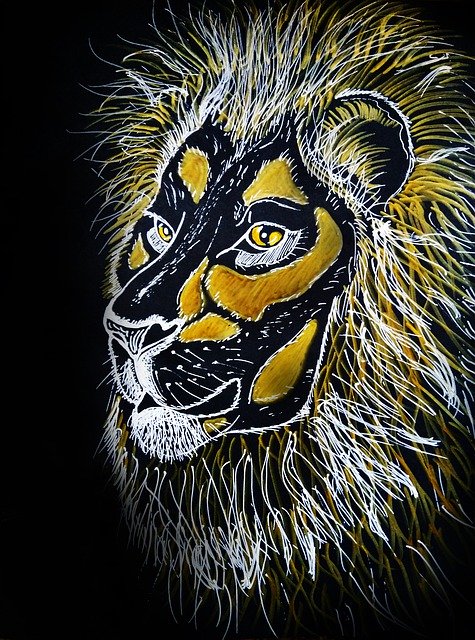 Free download Leo Portrait Animals -  free illustration to be edited with GIMP free online image editor
