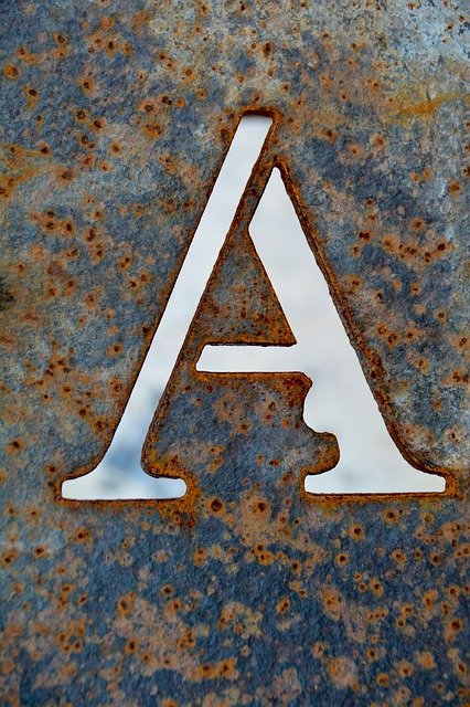 Free download letter a a design print type free picture to be edited with GIMP free online image editor