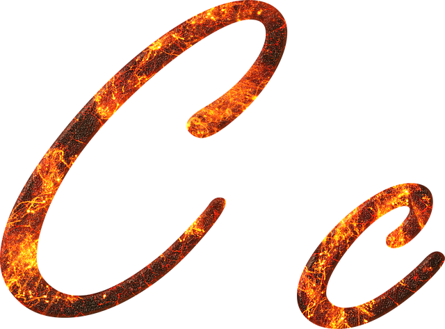 Free download Letter C Fire -  free illustration to be edited with GIMP free online image editor
