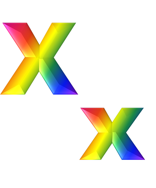 Free download Letter X 3D -  free illustration to be edited with GIMP free online image editor
