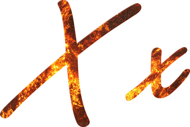 Free download Letter X Fire -  free illustration to be edited with GIMP free online image editor