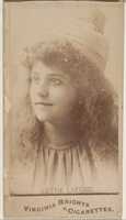 Free download Lettie Lyford, from the Actors and Actresses series (N45, Type 1) for Virginia Brights Cigarettes free photo or picture to be edited with GIMP online image editor