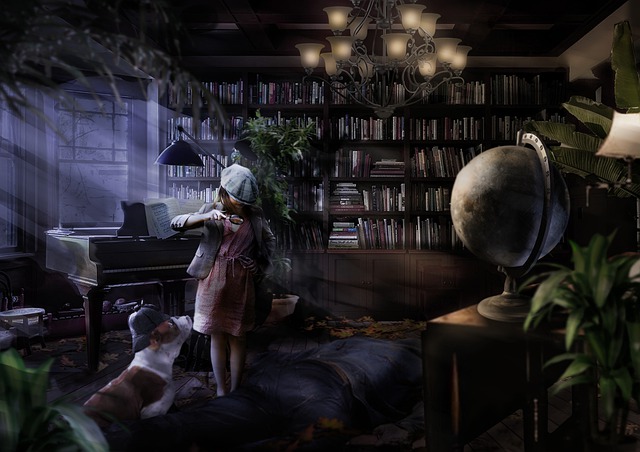 Free download library magic mystery crime dream free picture to be edited with GIMP free online image editor