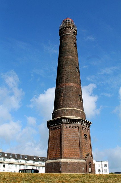 Descarga gratuita Lighthouse Borkum Daymark: foto o imagen gratuita para editar con el editor de imágenes en línea GIMP