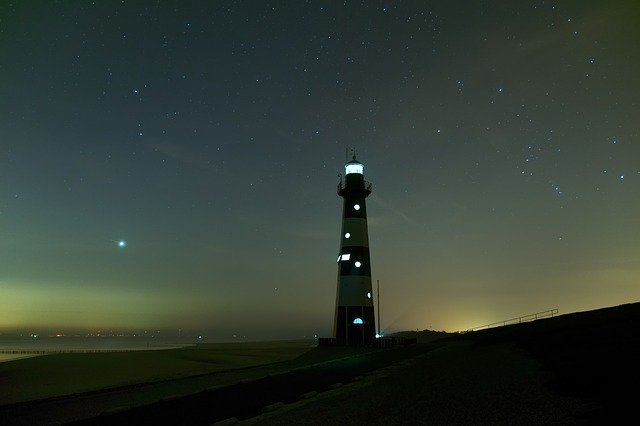 Muat turun percuma Lighthouse Breskens Sea - foto atau gambar percuma untuk diedit dengan editor imej dalam talian GIMP