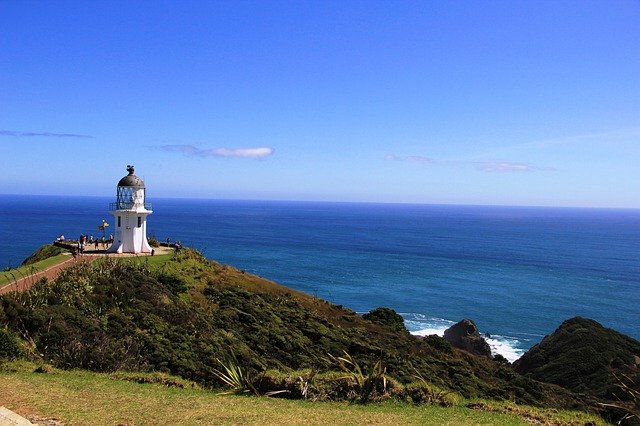 Free download light house cape reinga new zealand free picture to be edited with GIMP free online image editor