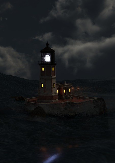 Free download Lighthouse Daymark Shipping -  free illustration to be edited with GIMP free online image editor