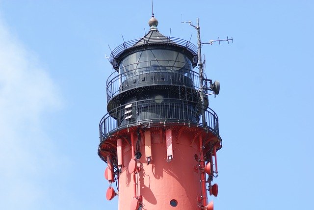 Bezpłatne pobieranie Lighthouse Hörnum North Sea - bezpłatne zdjęcie lub obraz do edycji za pomocą internetowego edytora obrazów GIMP