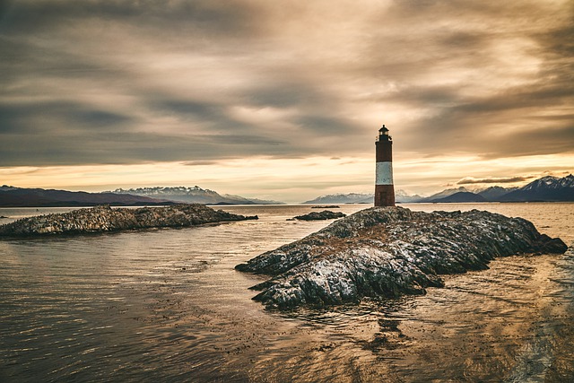 Free download lighthouse island beagle channel free picture to be edited with GIMP free online image editor