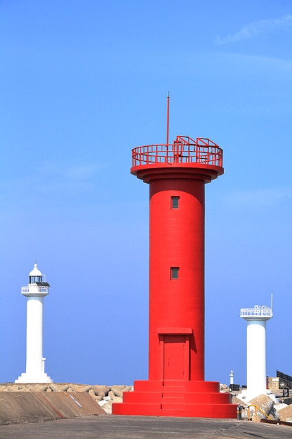 Free download lighthouse jeju island landscape free picture to be edited with GIMP free online image editor