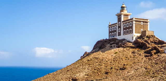 Free download lighthouse morocco sea ocean free picture to be edited with GIMP free online image editor