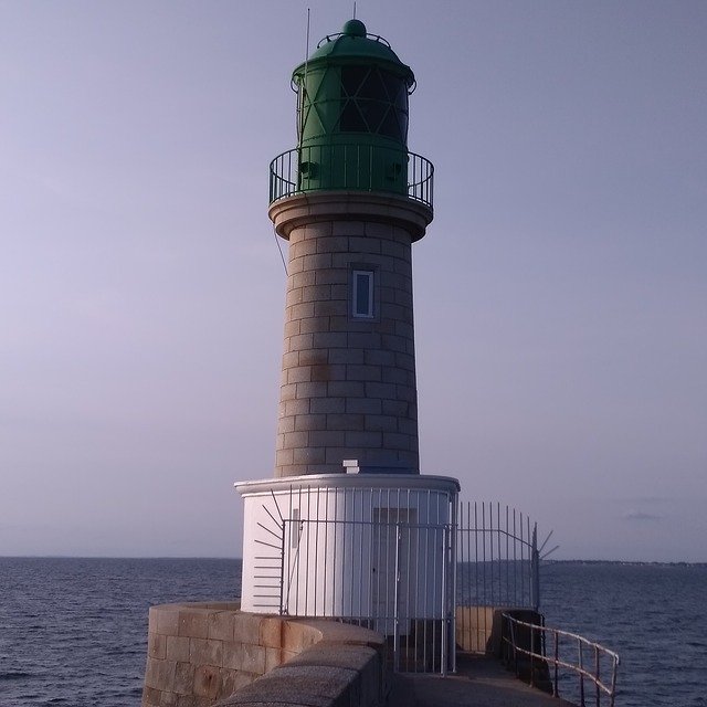 Free download Lighthouse Ocean -  free photo or picture to be edited with GIMP online image editor