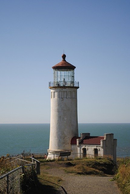 Muat turun percuma Lighthouse Ocean Sea - foto atau gambar percuma untuk diedit dengan editor imej dalam talian GIMP